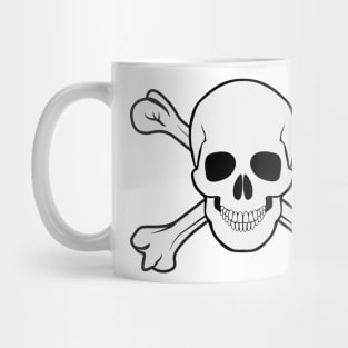 Skull and bones Mug